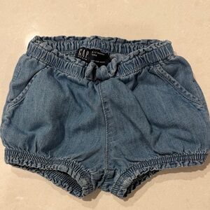 GAP Baby Denim Bubble Shorts - Blue